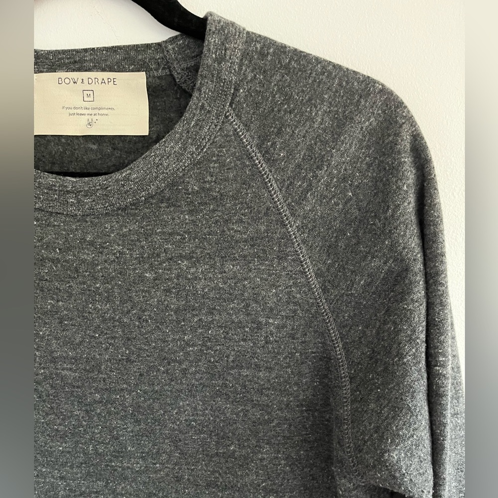 Bow and Drape Sweatshirt